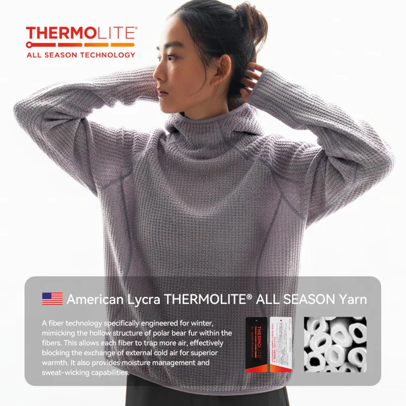 Thermolite® Hooded Sweatshirt: 2025 Winter Lightweight & Warm Hoodie Unisex Solid Color Thickened Hoodie for Autumn and Winter — image 16