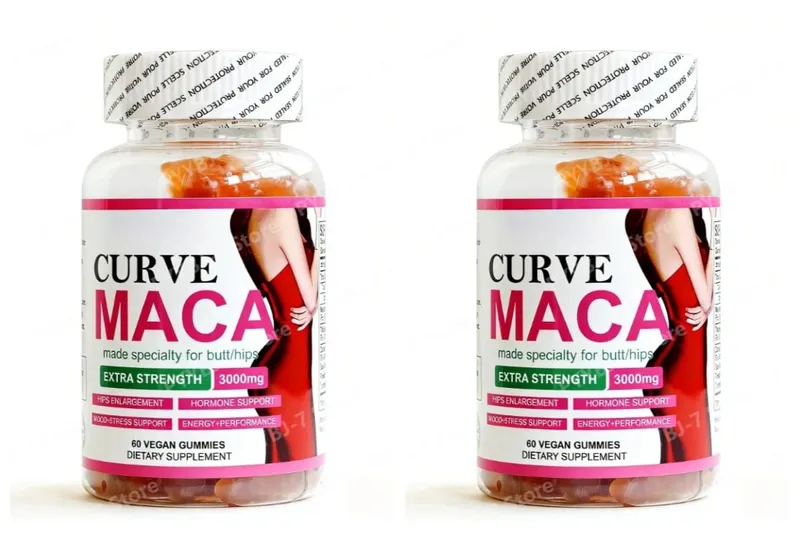 Vegan Maca Gummies Natural Plant Extract Energy Support Energy Hip Curves Support Daily Nutritional Supplement
