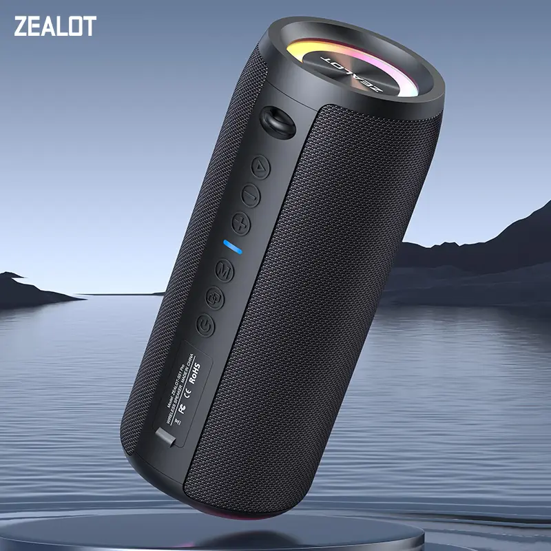 Zealot-S51Pro 40w alto-falante bluetooth de alta potência 3d estéreo baixo alto-falante bluetooth portátil ipx5 à prova dwaterproof água adequado tws boom box — image 2