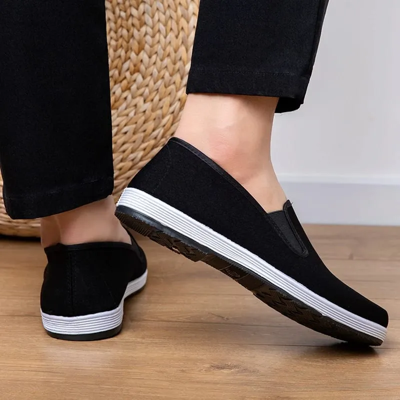 Sapatos de pano de algodão masculinos clássicos tradicionais chineses tai-chi tênis de treinamento de arte marcial respirável calçados esportivos vestíveis — image 5