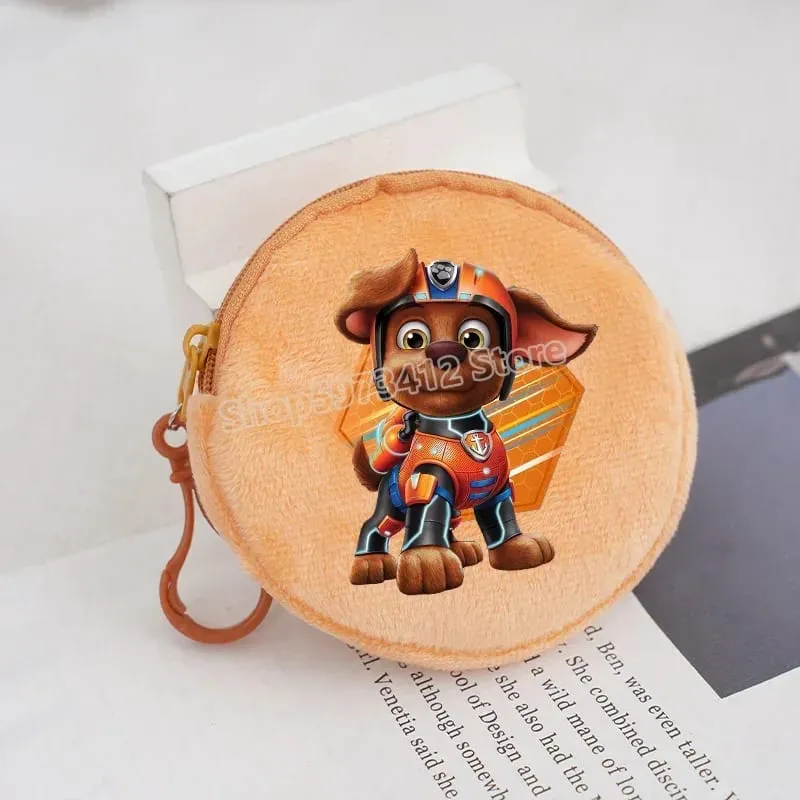 Paw Patrols Round Wallet Cute Keychain Bag Printing Coin Zipper Purse Anime Small Change Bags Convenient Mini Storage Pouch Gift — image 15