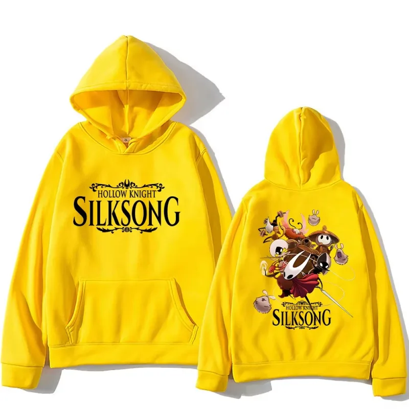 Hollow Knight Silksong Hot Game Hoodies Long Sleeve Fashion Casual Pullovers High Street Women Men Sweatshirt Fashion Streetwear — image 15