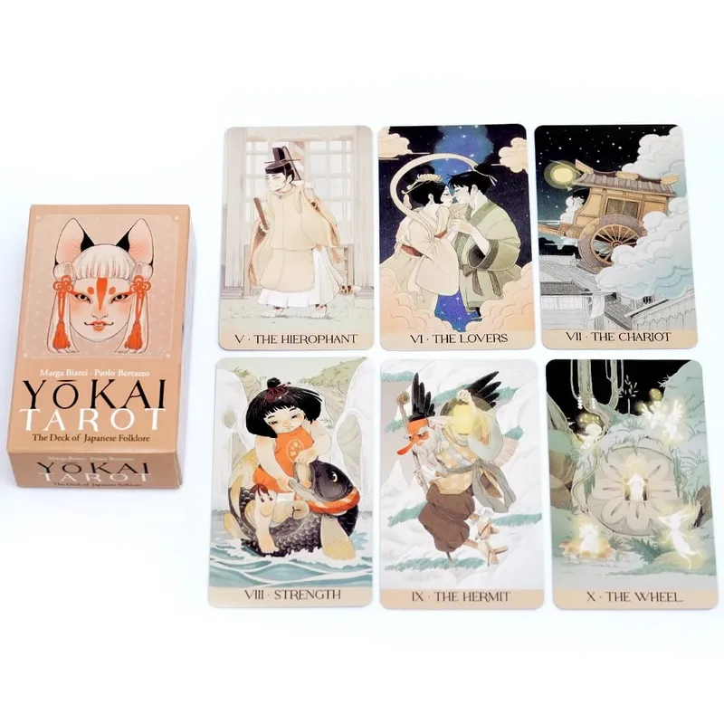 Yokai Tarot Deck Tarot Cards Rooted In Japanese Folklore English Version Board Game Family Telling Party Game Oracle Cards Toy — image 4