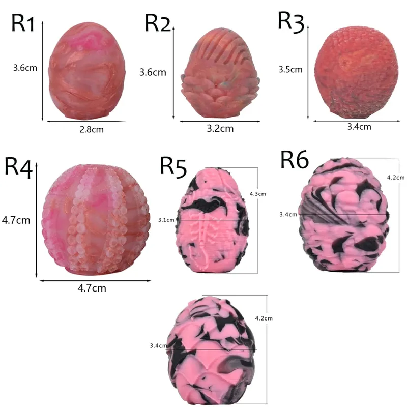 Multi Color Silicone Lay Eggs For Sex Ovipositor Vaginal Balls Anal Sex Toys Adult Games Masturbators for Women Men