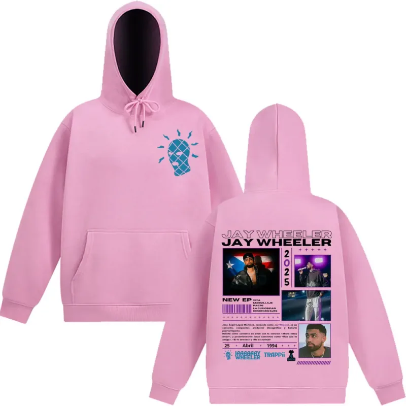 Rapper Jay Wheeler Tour 2025 Print Hoodies Men's Women Fashion Sweatshirt Long-sleeved Casual Loose High Quality Tracksuit Tops — image 10
