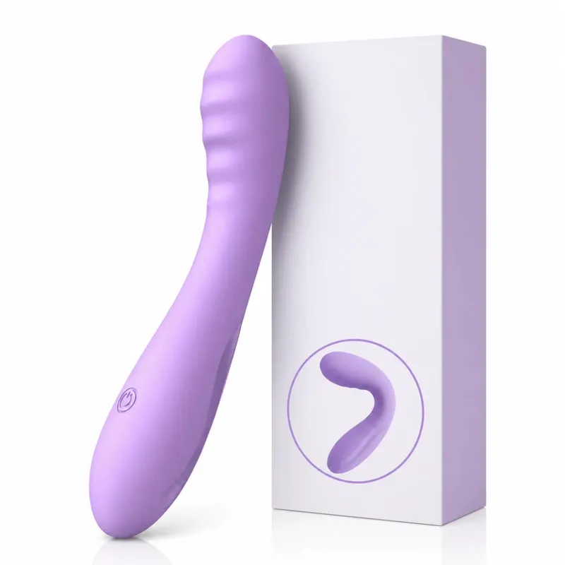 Vibrator for Women Ultra Soft Liquid Silicone Skin Friendly Flexible Rechargeable Waterproof Powerful Vibration Massage Sex Toy