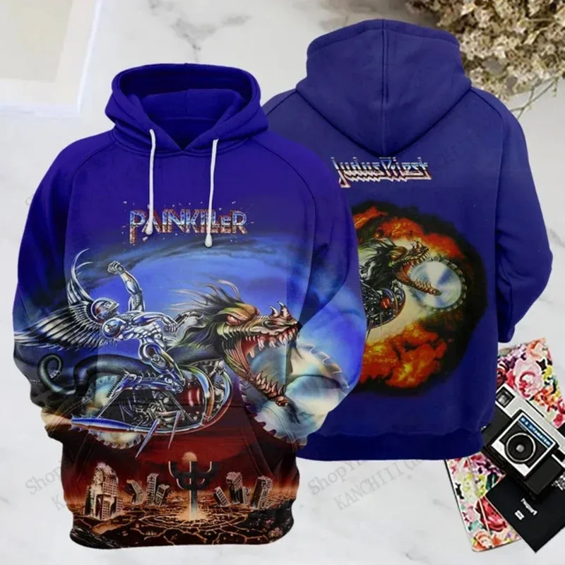 Rock Band Judas Priest 3d Print Hoodies Men Women Fashion Sports Hoodie Sweatshirt Coat Mens Sweats Men Clothes Comfort Moletom — image 13