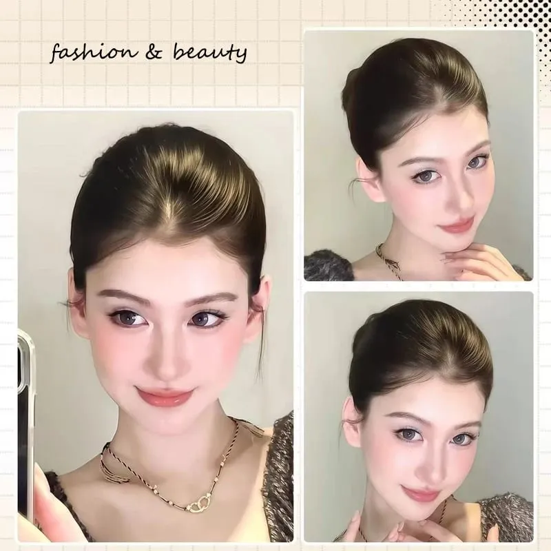Synthetic Hair Extensions Volume Hair Pad Wig Clip-in Root Lifter Pad Hairpiece with Sponge Invisible Hair Pad for Women Wear — image 7