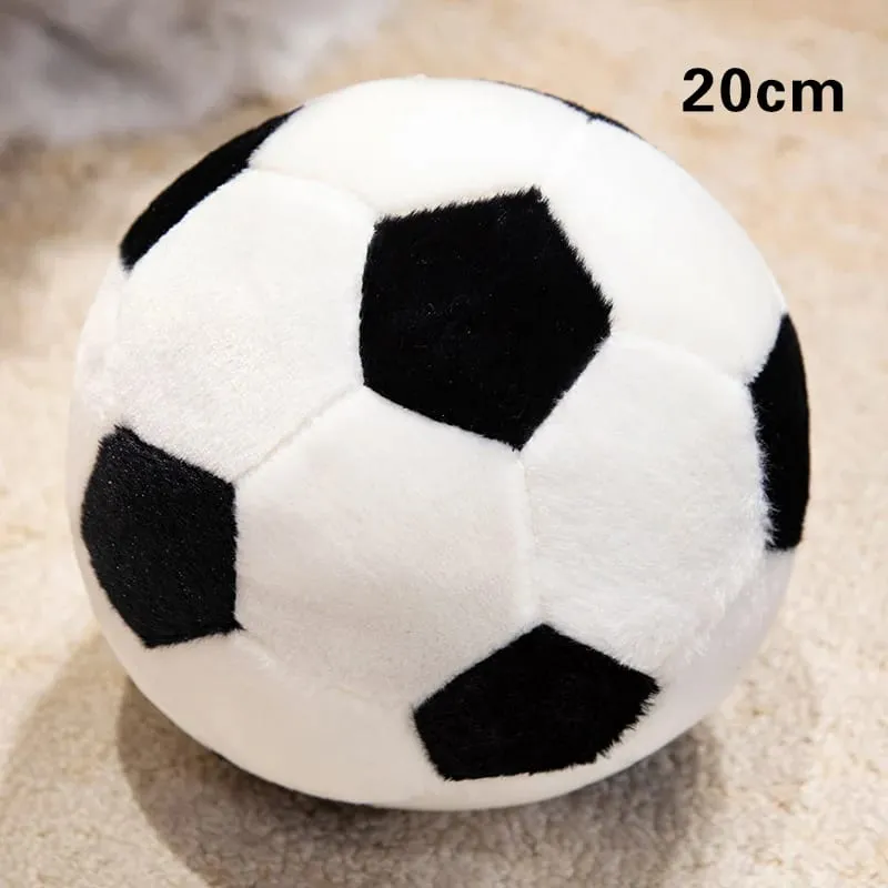 15/20/25cm Lovely Football Plush Dolls Kawaii Ball with Colorful National Flag Stuffed Soft Pillow Soccer Plushie Toy — image 10