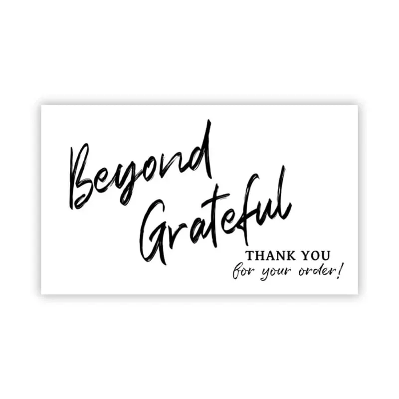 30pcs Copperplate Thank You Card Gift Packaging Thank You Card Greeting Card Decorative Greeting Cards — image 9