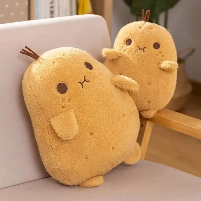 Cushion Farm PP Cotton Small Potato Fluffy Stuffed Funny Food Mini Ins Plant Spud Throw Pillow Birthday Gifts — image 4