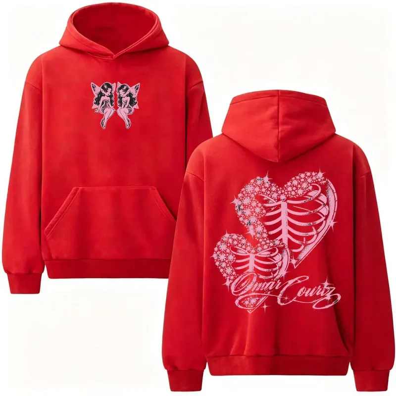 Omar Courtz Por Si Manana No Estoy Tour Hoodies Men Women Harajuku Hip Hop Street Sweatshirts Casual Fleece Long Sleeve Pullover