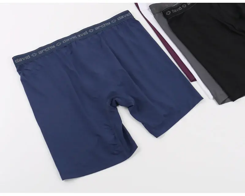 David Archy 3-pack Herrunderkläder Boxershorts Basic MicroModal Soft Andas Herr Dual Pouch Boxers Snabbtorka Sport Fitness