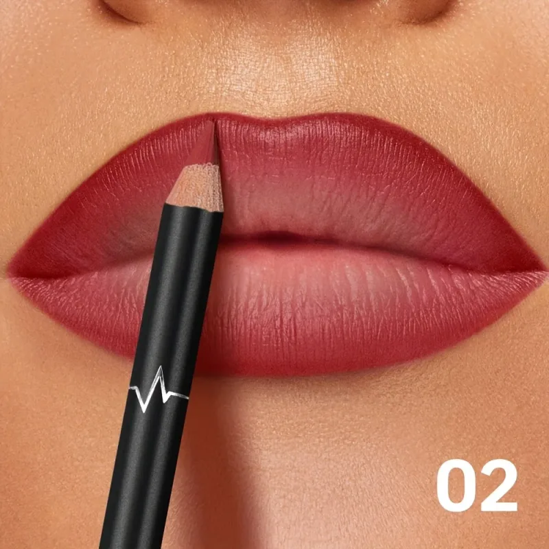 Pudaier 6-Color Waterproof Matte Lip Liner - Long-Lasting Non-Transfer Formula Matte Finish 6 Versatile Shades — image 3