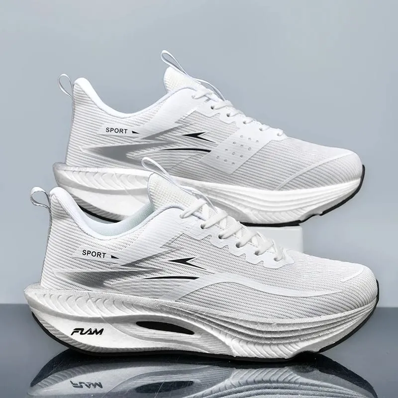 Marathon Men Sports Running Shoes Carbon Board Air Cushion Breathable Lightweight Women's Comfortable Athletic Nonskid Sneakers — image 6