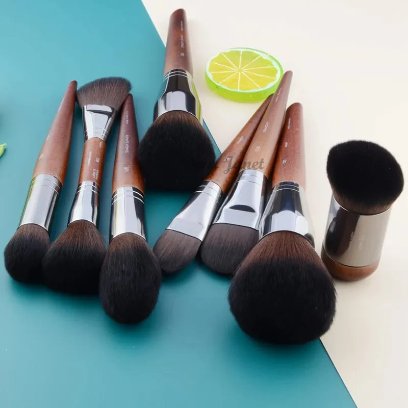 1 st Natuurlijke hout Oogmake-up Kwasten Detail Oogschaduw Make up kit Concealer Smudge Markeerstift Wenkbrauw Eye Brow roller Borstel