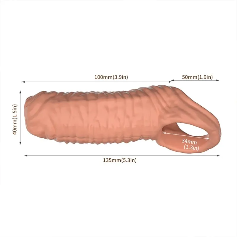 Men Penis Ring Masturbation Cock Ring Time Delay Ejaculation Erection Lasting Chastity Cage Scrotum Sleeve Dick Enlarger Sex Toy — image 8