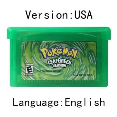 GBA Video Game Cartridge Console Card Pokemon Emerald Ruby FireRed LeafGreen Sapphire Multi-language for GBA/NDS