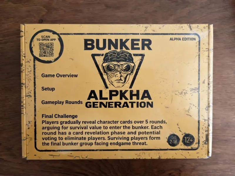BUNKER: ALPHA GENERATION (Russian Version) - Apocalyptic Social Deduction Game for Adults Strategic Survival Tabletop Experienc — image 2
