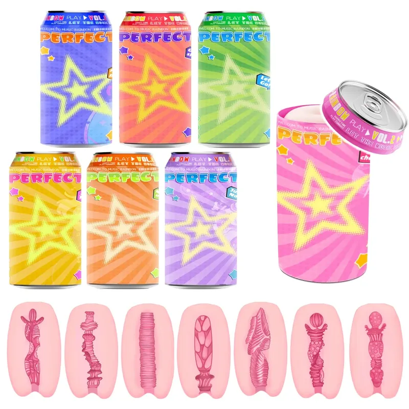 YUU Mainan Seks Lelaki Tersembunyi Dalam Tin Melancap Cup VER.2 STPE Lembut Tiruan Faraj Poket Melancap untuk Lelaki Onahole 7 Warna — image 1