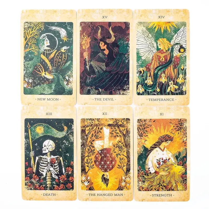 The Solar Kingdom Tarot Deck 78 Card Oracle Set English Visions Divination Edition Deck Board Playing Games 10.4x6.1cm — image 5