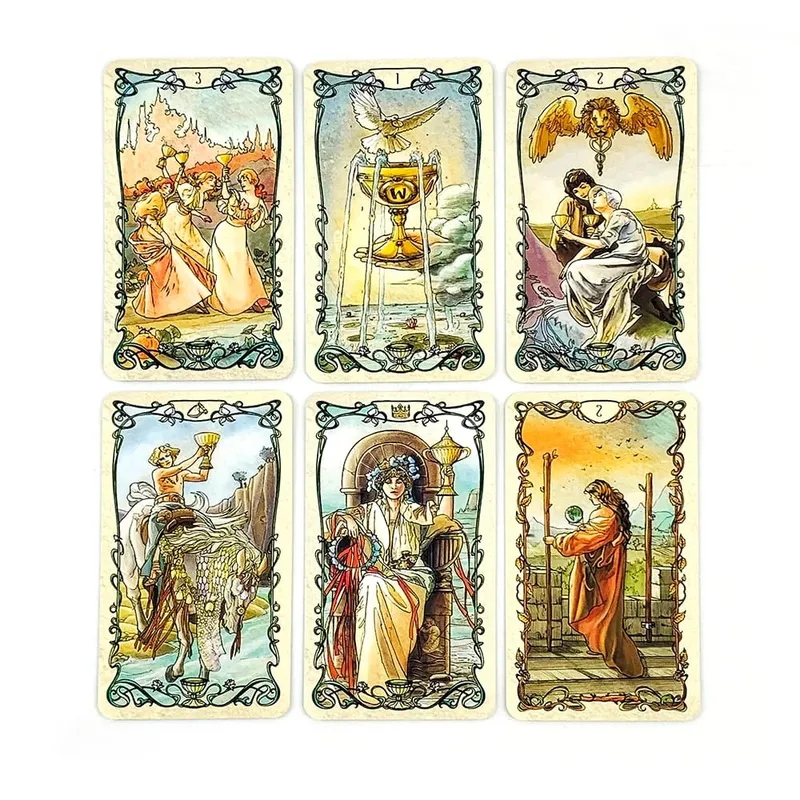 New Tarot Cards A 78 Oracle English Visions Divination Edition Borad Playing Games Family Leisure Gathering Card Games — image 4