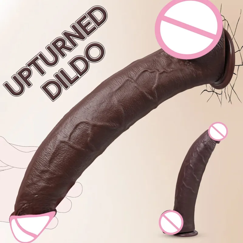 Oversized Reality Dildos Super Long Butt Plug Silicone For Lndividuals Masturbators For Men Women Gay Dildo Sextoys Sex Shop 18+ — image 5