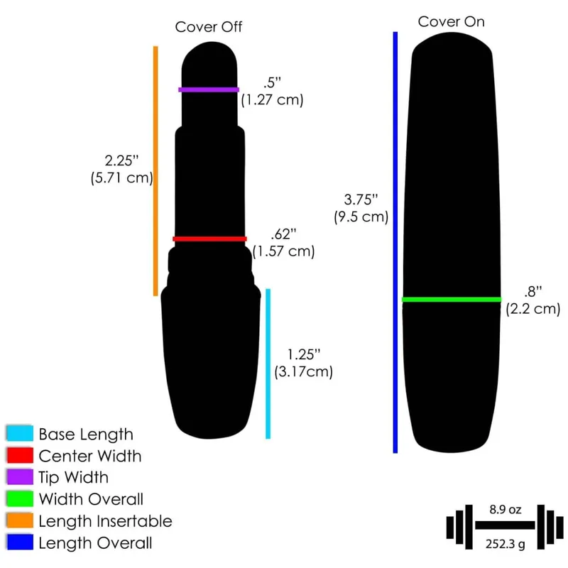Lipsticks Vibrator Secret Bullet Vibrator Clitoris Stimulator G-spot Massage Sex Toys Para sa Babae Masturbator Tahimik na Produkto — image 4