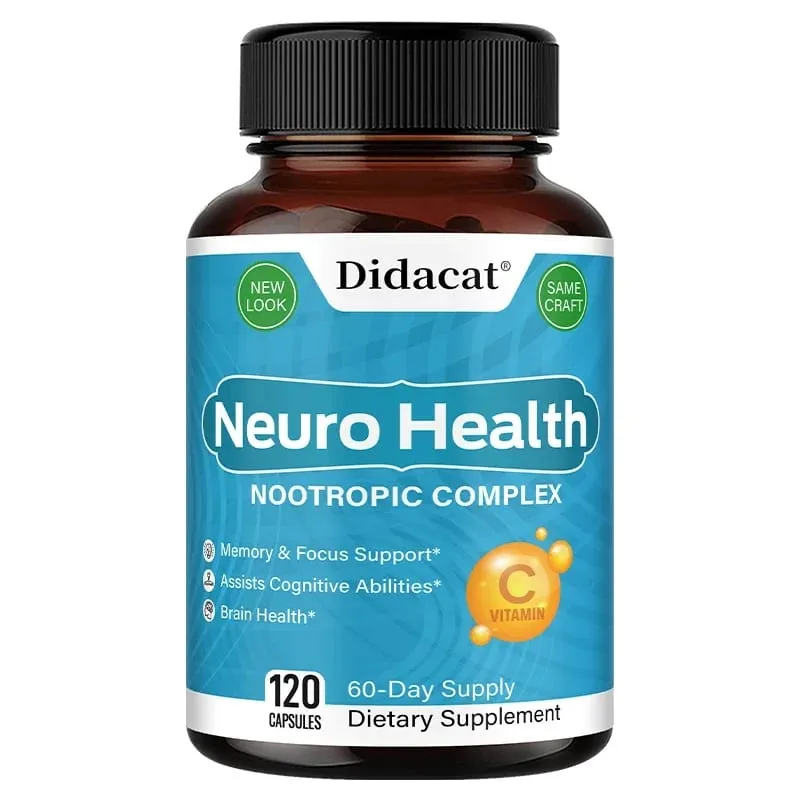 Brain Nutrition Complex - with Bacopa Extract Neuro Health Support Antioxidant Promotes Nerve Health Cellular Energy — image 9