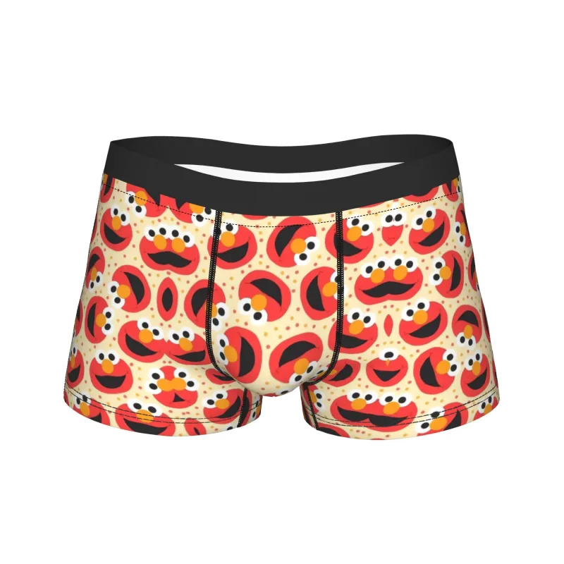 S-Sesames Streets Tango Elmo & Grover Underwear Men Shorts Briefs Funny Boxershorts Quality Customs Oversize Panties — image 12