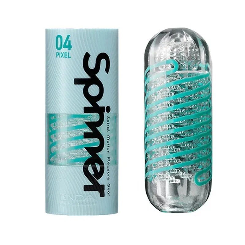 Masturbador Cup TENGA Cool Pussy Reusable Masturbation Silicone Real Vagina Sex Toys for Adult Spiral Pocket with Lube