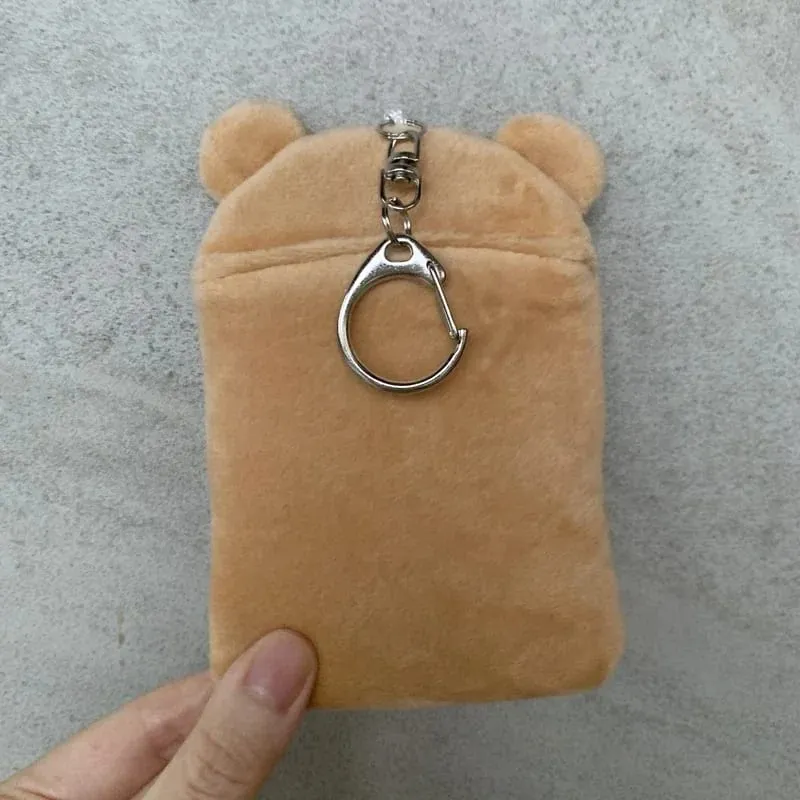 Rilakkuma peluches porte-carte d'identité porte-clés nouveau Anime Relax ours couverture de passeport porte-clés bus scolaire cartes bancaires sacs pendentifs cadeau