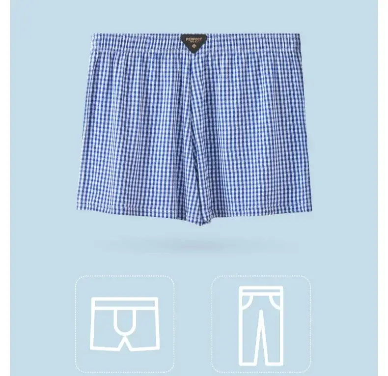 3 pacchi di cotone da uomo pantaloni Aro estivi sottili boxer da uomo larghi e traspiranti pantaloni del pigiama alla moda boxer che assorbono l'umidità