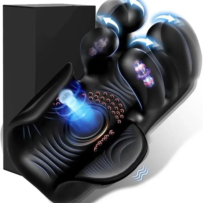 Vibrator For Men Tapping Flapping Glans Massager Sex Machine Penis Delay Trainer Automatic Male Masturbator Sex Toys for Adult