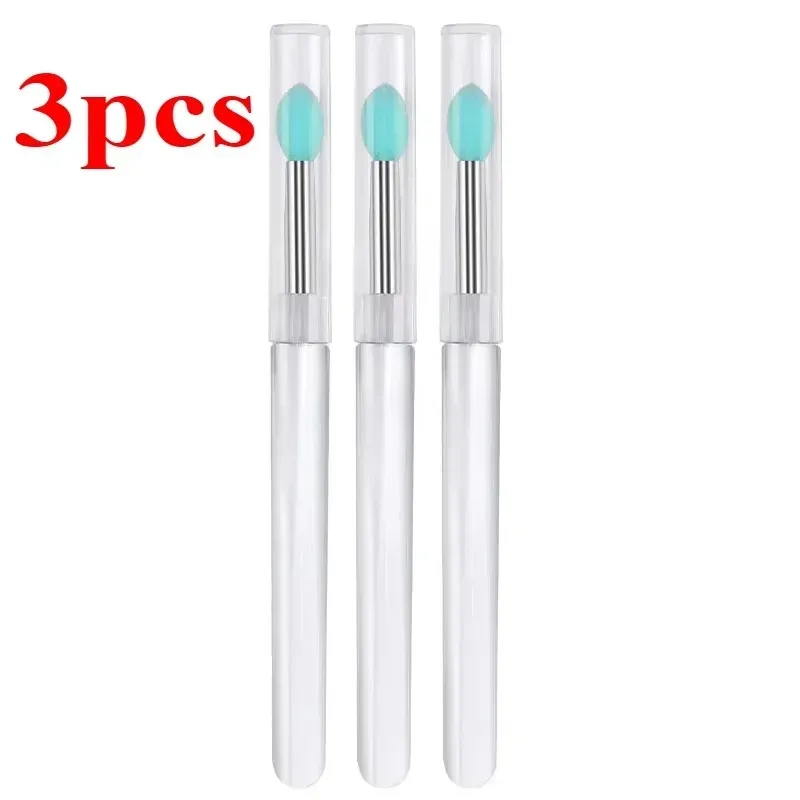 3/5/10PCS Reusable Lip Brush Silicone Lip Mask Applicator Transparent Lipstick Tool For Lip Gloss Eyeshadow Brushes Makeup Tools — image 9