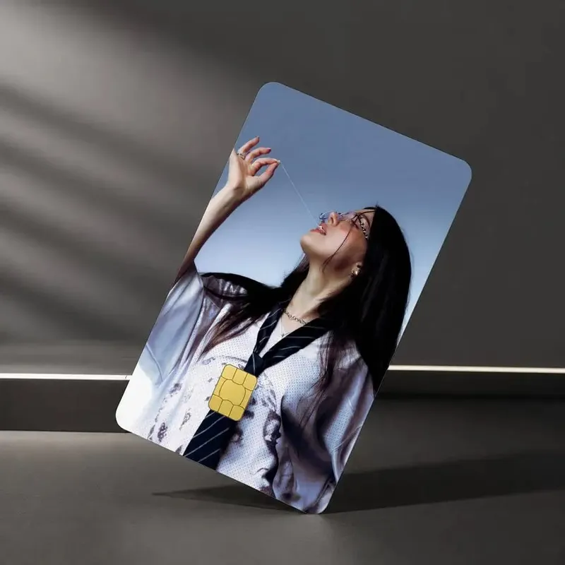 Musician Billie E-Eilish Sticker Film Tape Skin for Credit Card Debit Card Waterproof Stickers — image 11