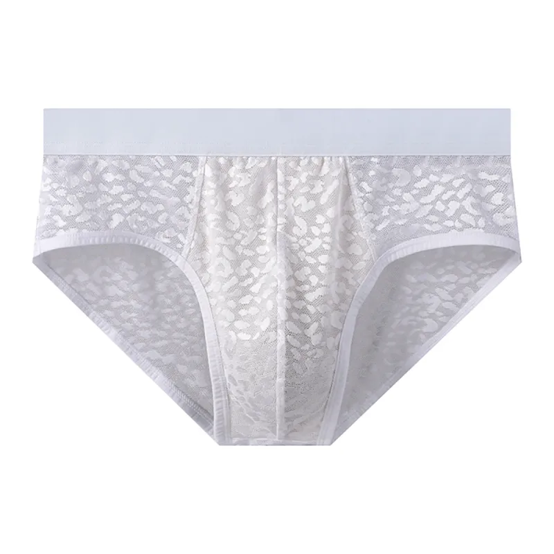1/3PCS Summer Sexy Perspective Breathable Men's Panties Smooth Ice Silk Quick-dry Men's Briefs High Elastic Ultra-thin Underwear — image 18