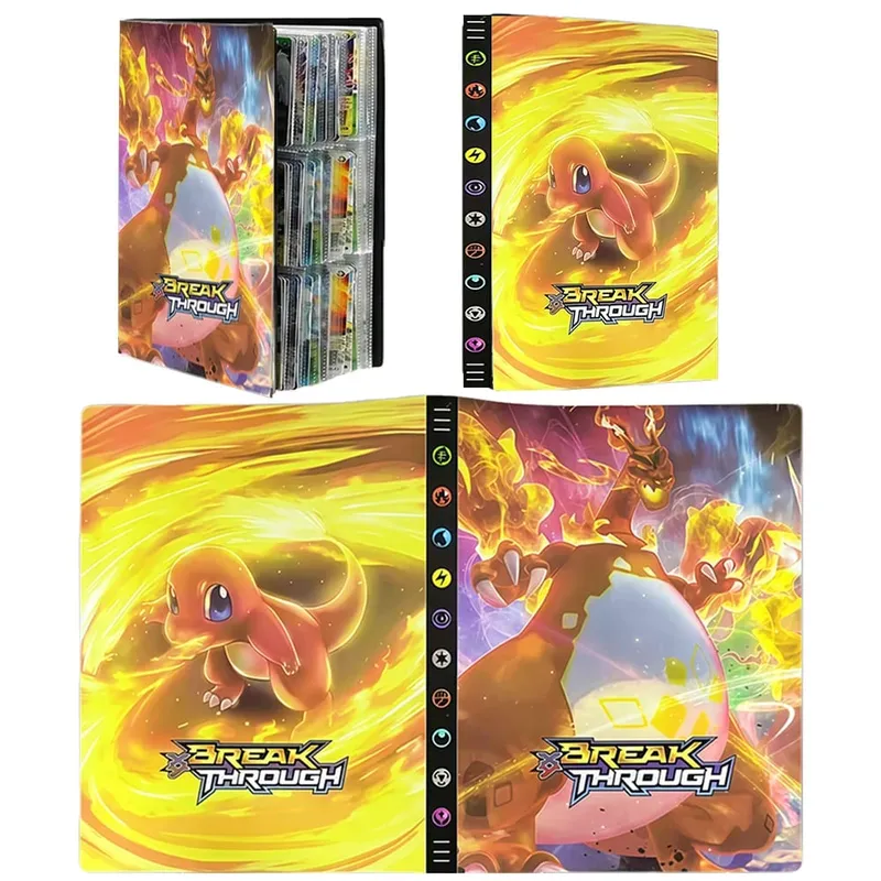 240/540PCS Pok é mon Cards Album Book Pokemon Game Charizard Card Album VMAX GX EX Holder Collection Binder Folder Kids Toy Gift