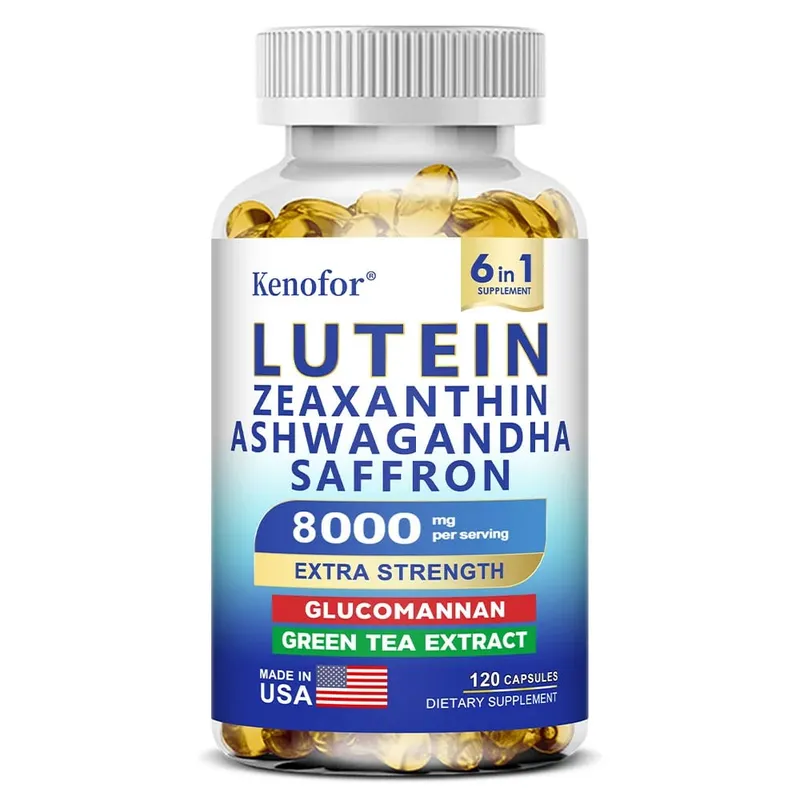 Lutein and Zeaxanthin Capsules - Eye Health Support Supplement Supports Overall Vision Vegan Friendly & Non-GMO 120 Softgels