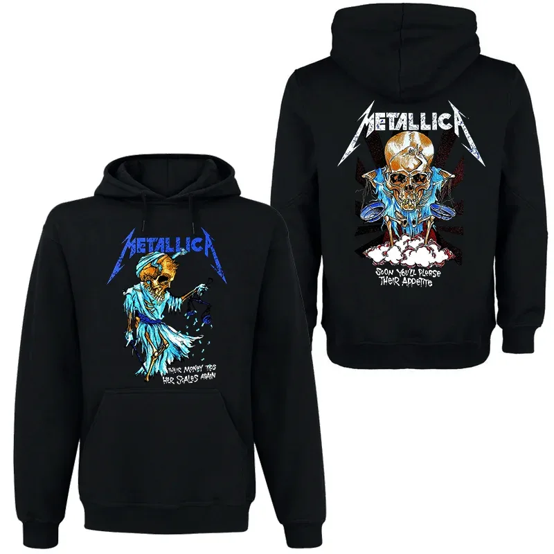 Band Rock Dark Wind Hoodie Men's Street Hip Hop Top Comfortable Hooded Sweater Fall_Winter Personality Men's Clothing — image 15