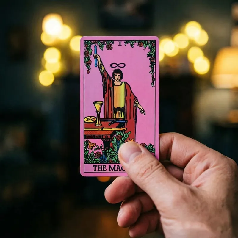 Pink Classic Tarot Deck Board Game Popular Divination Oracle Card Game Psychology Fortune Telling Cards for Tarot Beginners — image 5