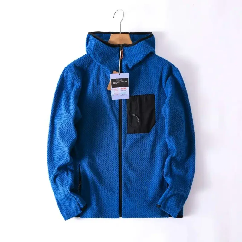 Manteaux à fermeture éclair pour hommes, de haute qualité, pour l'automne/hiver, à la mode et polyvalents, chauds, à capuche, décontracté, sport, Fitness, sweat-shirts