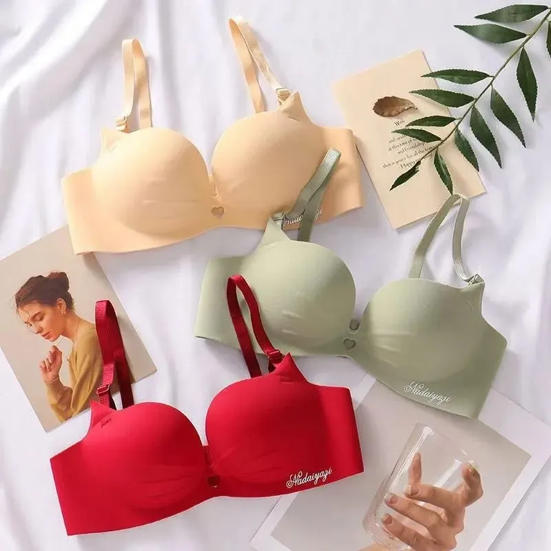 Gợi Cảm Rỗng Ra Áo Lót Ngực Cho Nữ Quần Lót Không Đường May Push Up Bra Bralette Thoải Mái Áo Quần Lót Nữ Dùng Thân Thiết