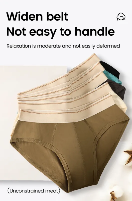 Men's pure cotton breathable and comfortable triangular underpants, mid-waist, skin-friendly and soft, teenagers' underpants 3256810188437944 — image 16
