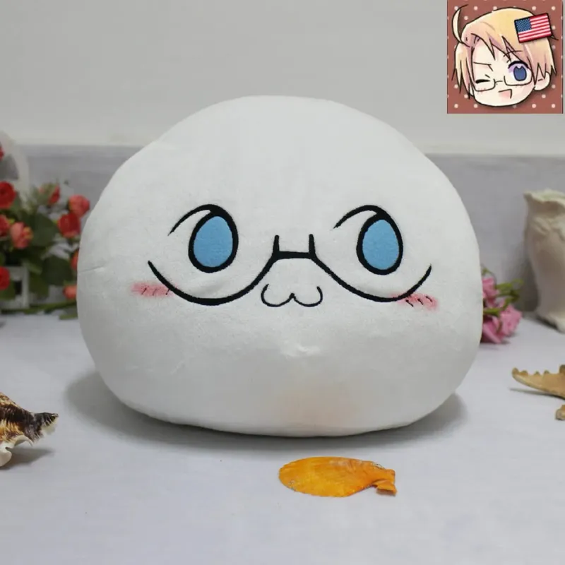 APH Hetalia Polandball Mochi Plush Pillow Anime Stuffed Doll Toy Soft Cushion Cosplay Prop Home Decoration For Anime Lovers
