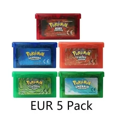GBA Game Pokemon Series Video Game Cartridge Console Card Pokemon Emerald FireRed Ruby LeafGreen Sapphire Multi-language — image 34