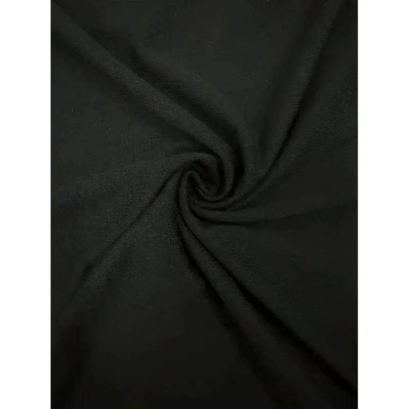 Women's Casual Short Dress Elegant Style Sun Moon Pattern round Neck Solid Color Sexy Skirt with Short Sleeves for 2026 — image 5