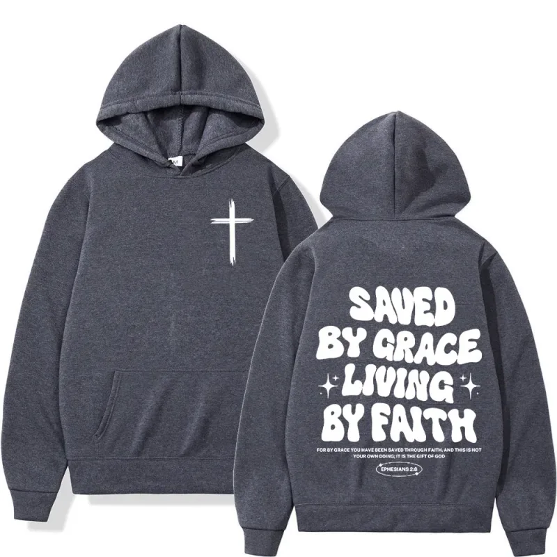 Christian Jesus Bible Verse Hoodies Men Women Clothing Fashion Harajuku Vintage Hooded Sweatshirts Casual Hip Hop Tracksuit Y2K — image 2