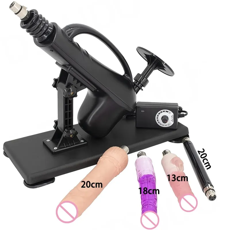 Automatic Sexual Machine 3XLR Dildo Attachments Female Masturbation Vibrator Massage Gun Sex Toys for Men Couples Adult Products — image 16