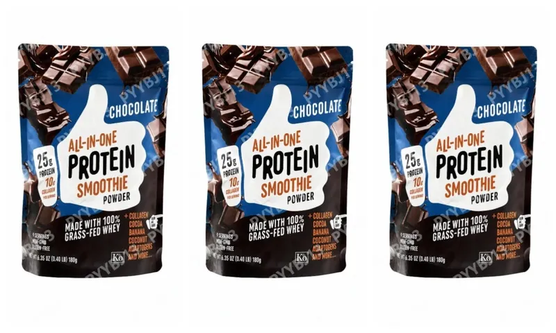 All-in-One Protein Powder Cookies Cream Protein Supplement Powder 25g Protein 10g Collagen Grass-Fed Whey For Men & Women 180g — image 9